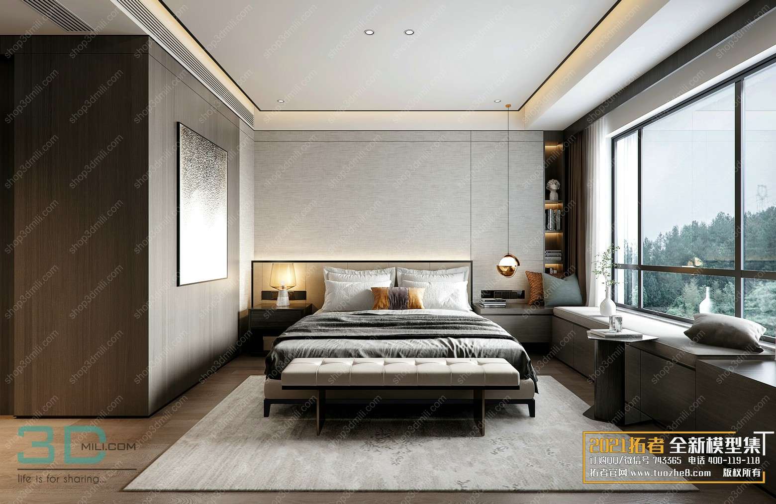 Bedroom Asia Style 21 Free Download