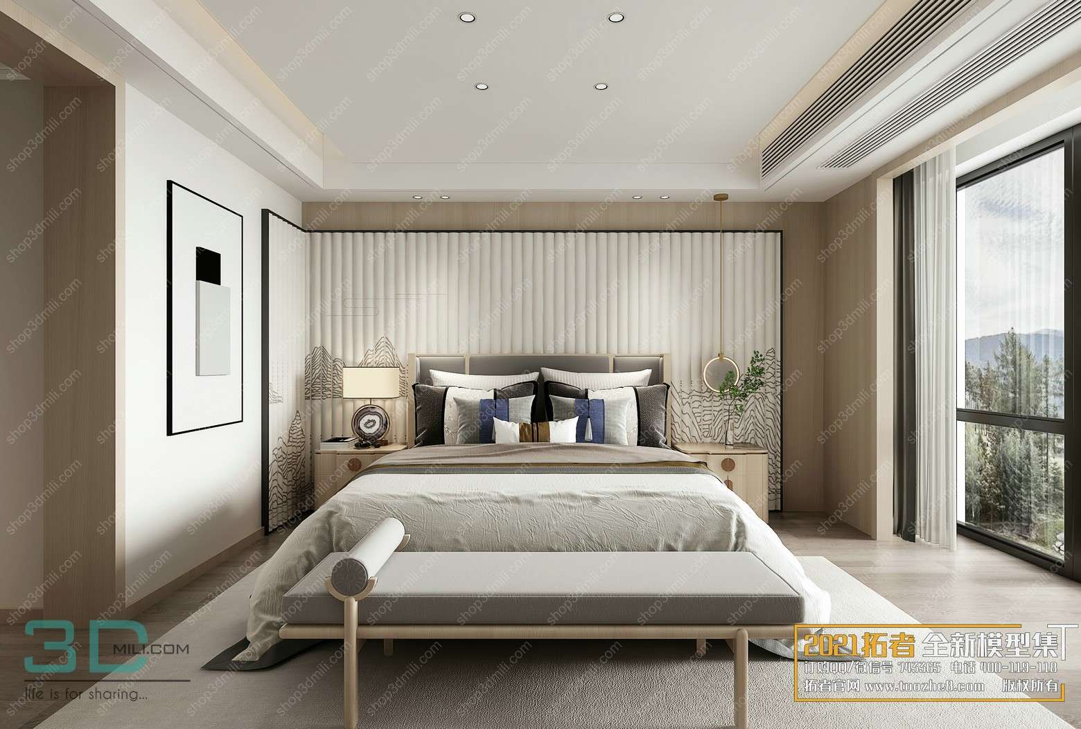 Bedroom Asia Style 22 Free Download