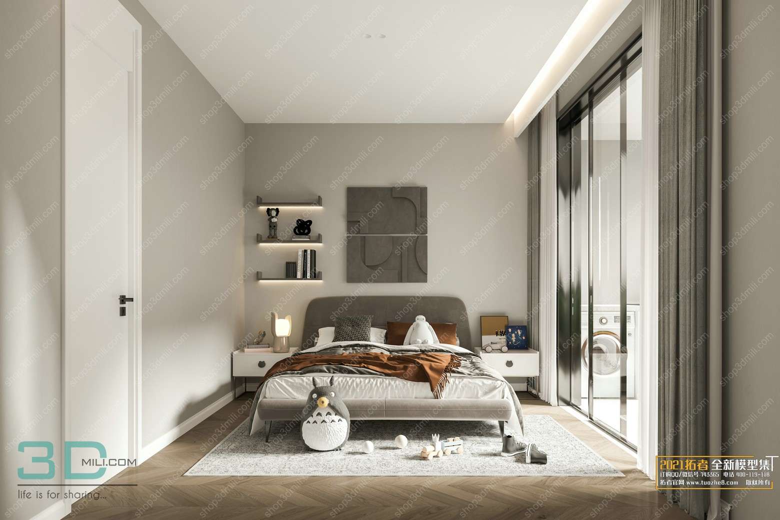 Bedroom Childrens 39 3dsmax File Free Download