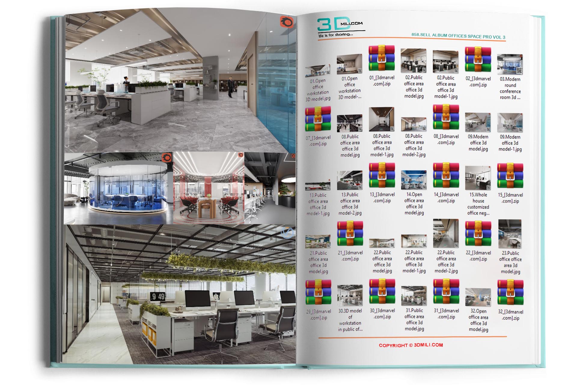 858.Sell Album Offices Space PRO Vol 3