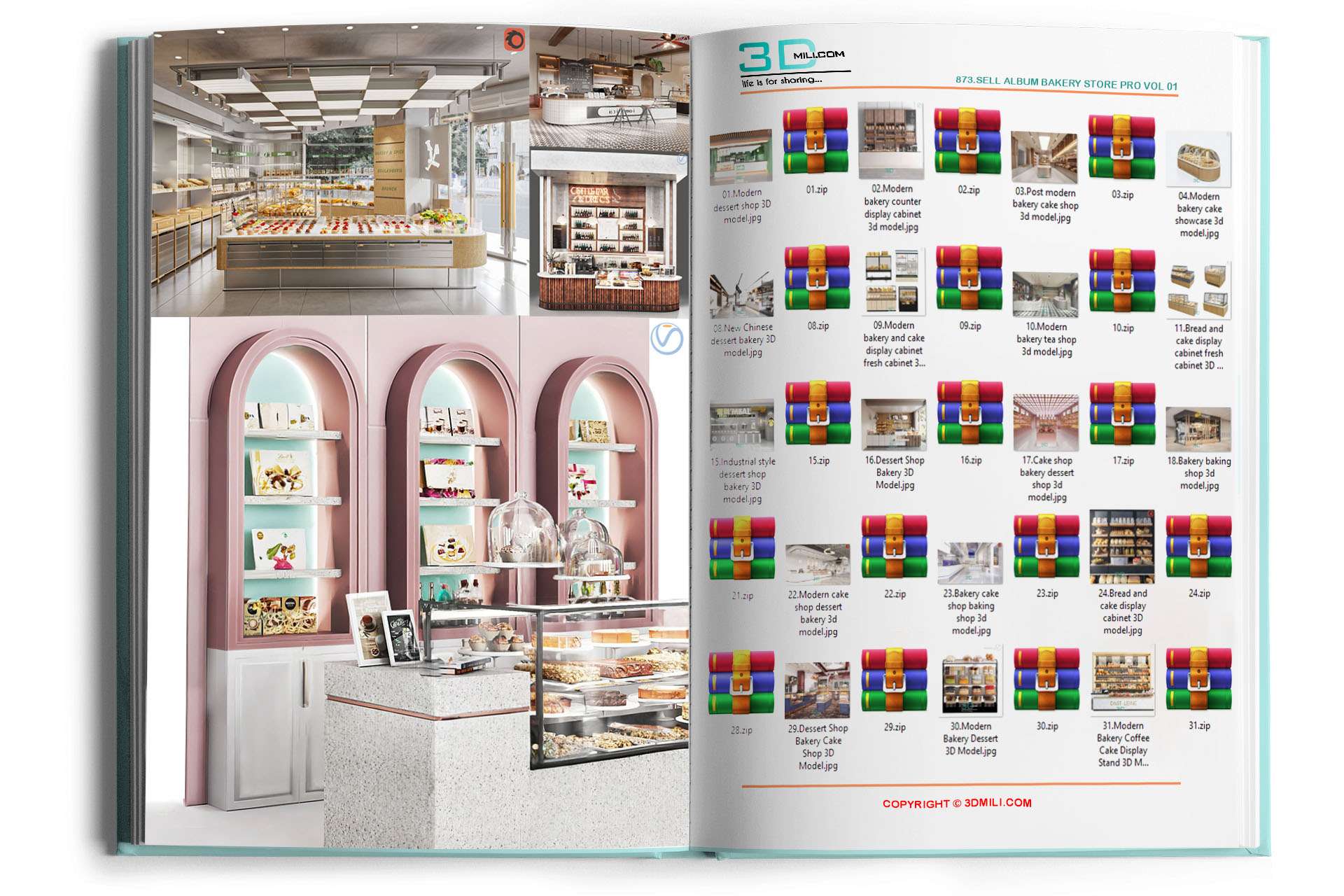 873.Sell Album Bakery Store Pro Vol 01